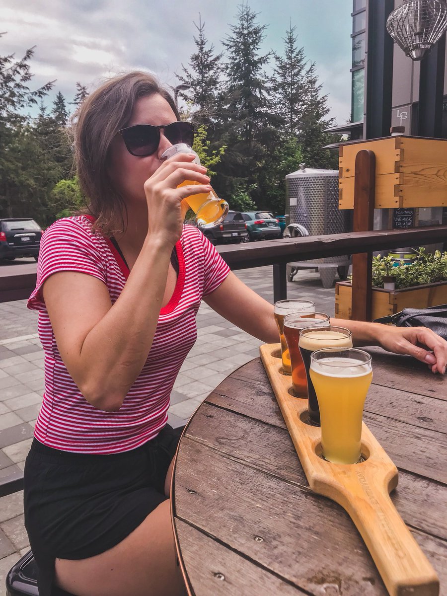 EmmFranceschini's tweet photo. Spending most of my time in Vancouver at breweries and trying to decide which one to try next 🤔🍻 https://t.co/Z6HEGpW03i