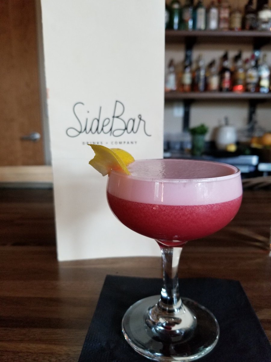 BrockStorrusten's tweet photo. Tonight is Cary night with @cstorrusten....starting with the Clover Club @sidebarnc great raspberry flavor and refreshing! @TownofCary @TOC_Downtown @CaryChamber @WeLoveCary https://t.co/F5wnLka1JV