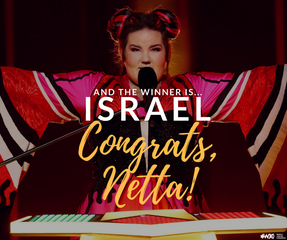 Israel wins #Eurovision! Thank you, thank you, thank you, <a href="/NettaBarzilai/">Sudenaz Sener</a>!