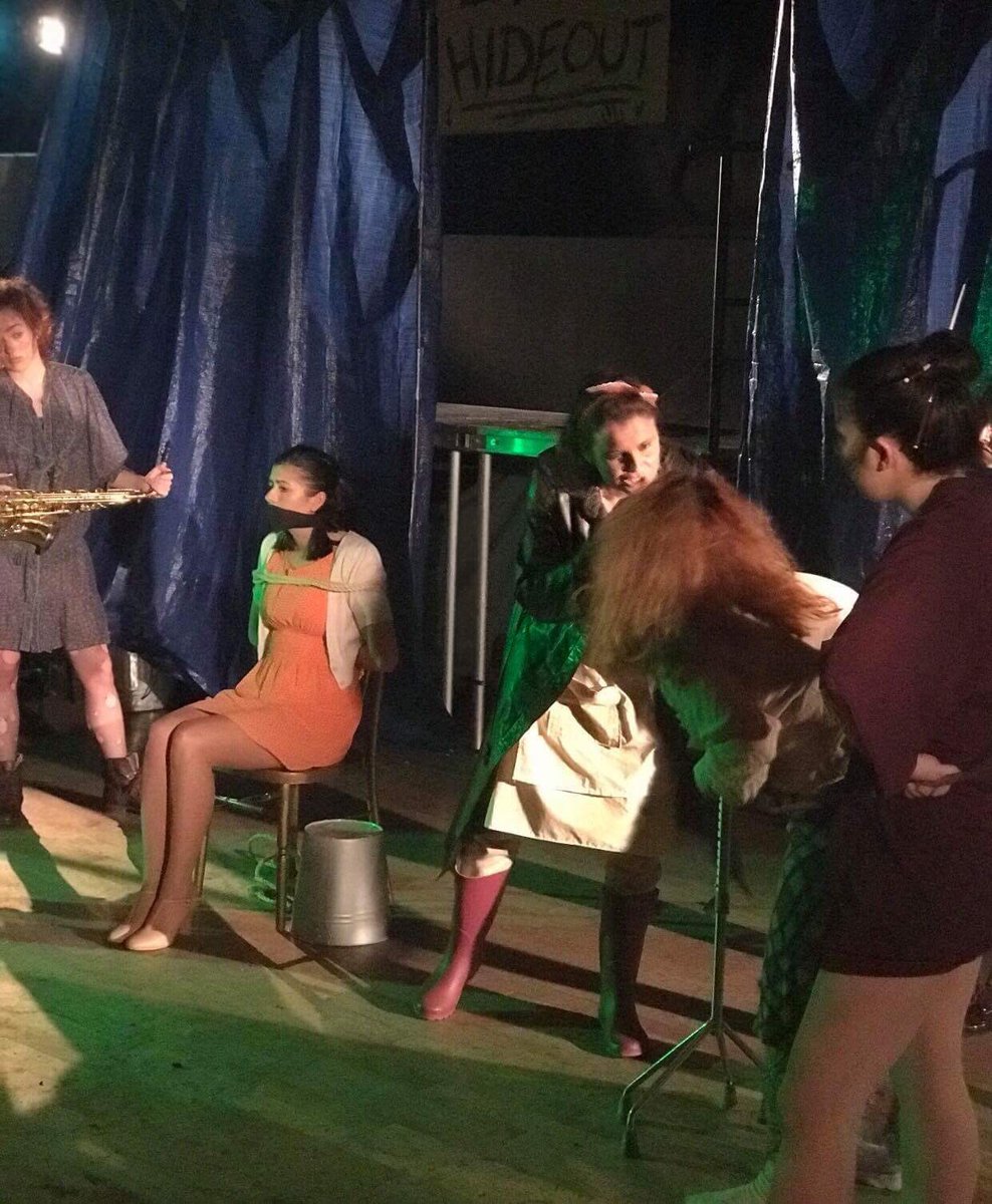 CPAStudios's tweet photo. Well done to our extremely talented 3rd years on their amazing performances in Urinetown. You all did an amazing job! Thank you also to the fantastic creatives, the band and to everyone who came and make it a sell out show every night! #cpastudios #urinetownthemusical https://t.co/IvnqEFNH1h