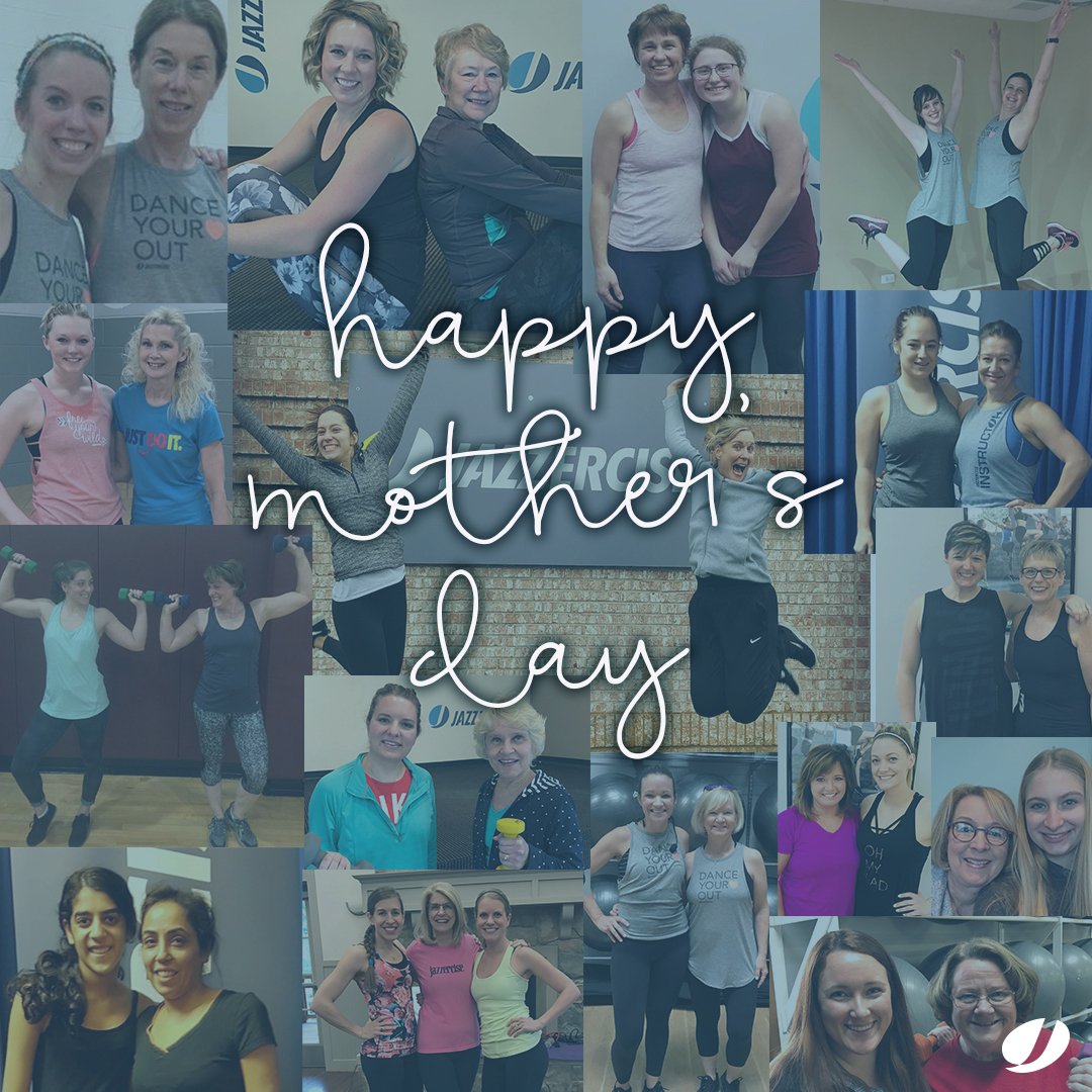 jazzercise's tweet photo. Strong moms make strong daughters. Happy Mother's Day to All! #jazzercisestrong #mothersday #momlife https://t.co/P0gnrpObAi
