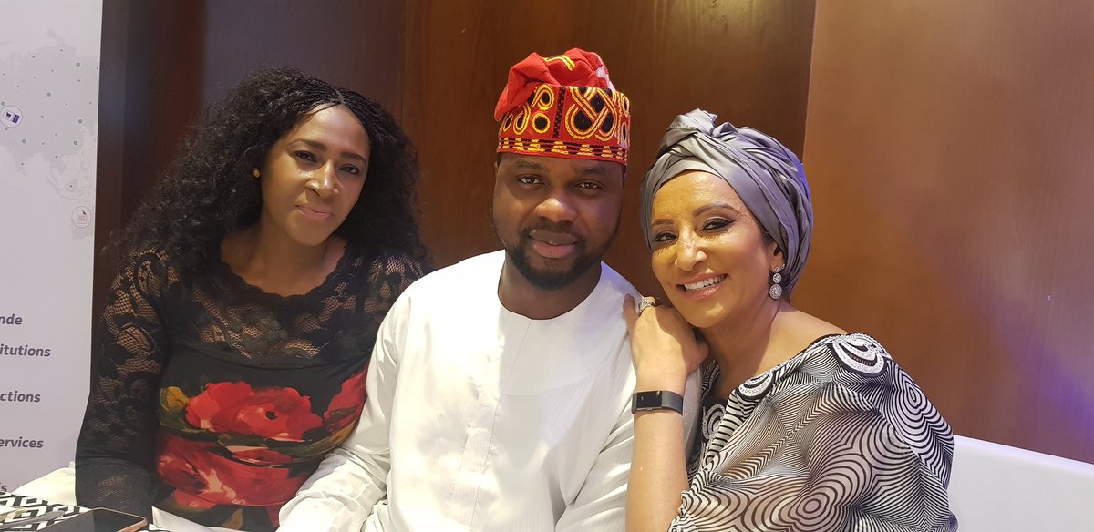 gina_din's tweet photo. with the lovely @DebolaLagos.@troopergalKAT at the #SEEDHoopForum #shapingafricanconversations @GinaDinGroup https://t.co/y0jZNfdKTp