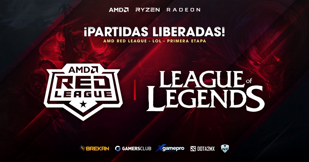 Brekanet's tweet photo. 🏆 Torneo League of Legends 🏆

¡PARTIDAS LIBERADAS! En 30 minutos comenzarán a disputarse la primera etapa de estas qualifiers de la Red League. ¡Suerte a todos los equipos participantes!

Brackets: https://t.co/BD36k1kfug

#RedLeague 🔴 https://t.co/qFJzkMilla