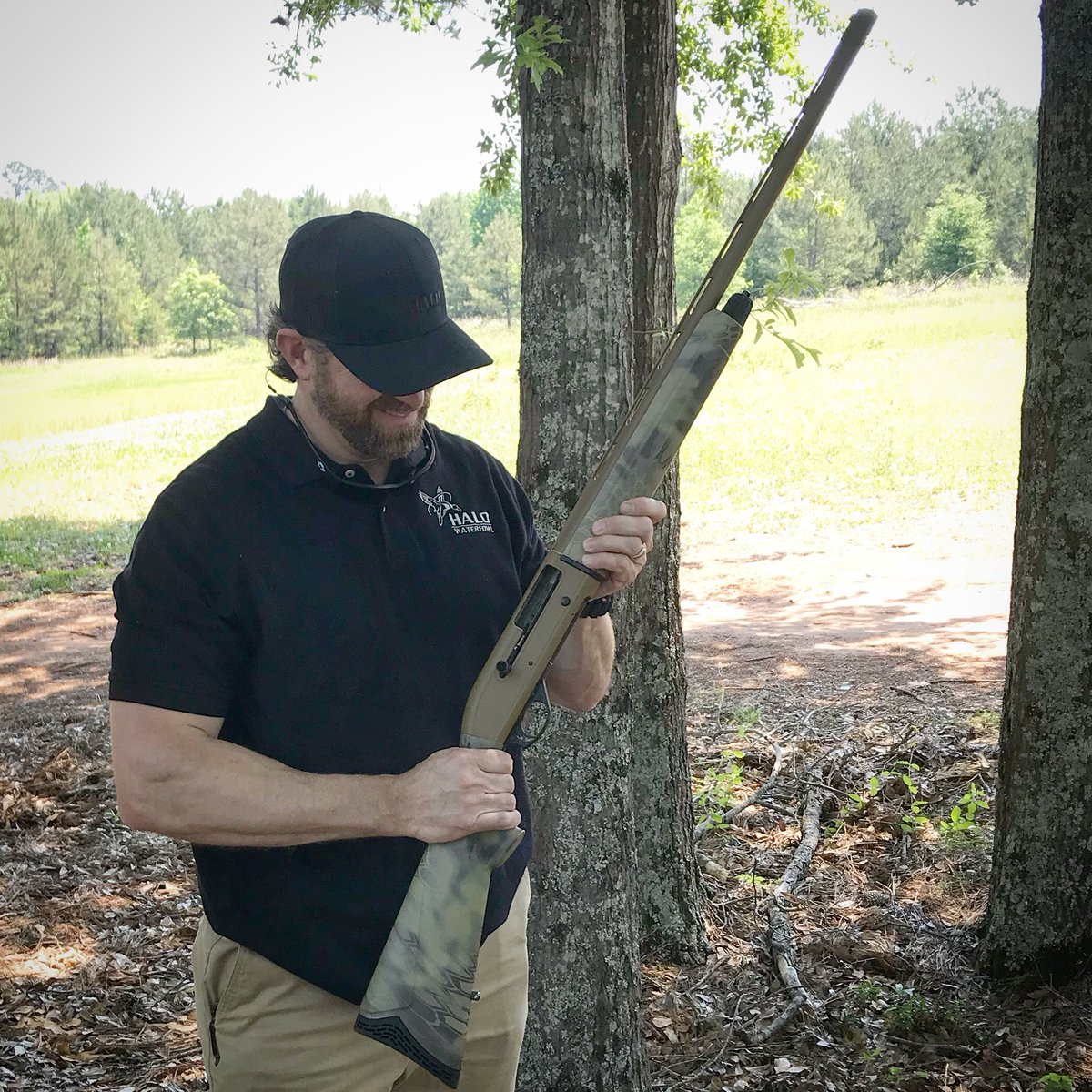 Greg Camp w/ his new Flywaytechnology FT shotgun