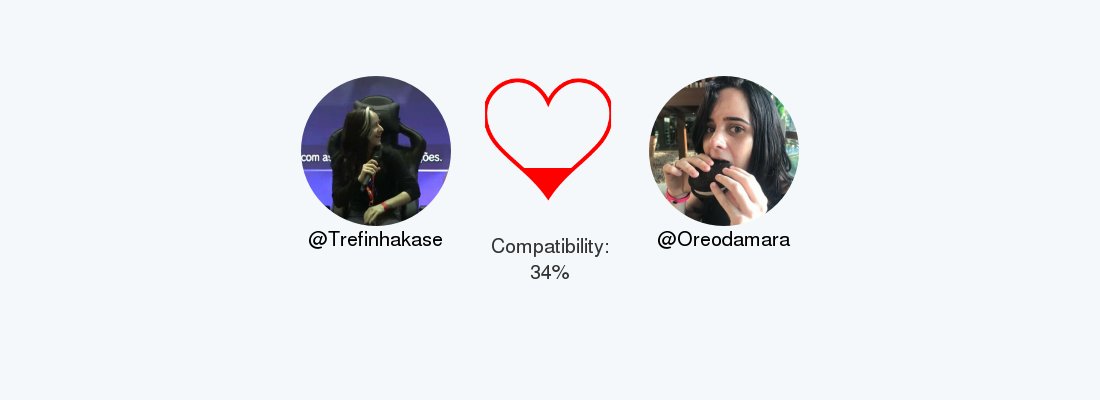 Trefinhakase's tweet photo. My love compatibility with @Oreodamara is 34%

Calculated with https://t.co/XPC2YrtL2F

. https://t.co/yHaMrB6eaO