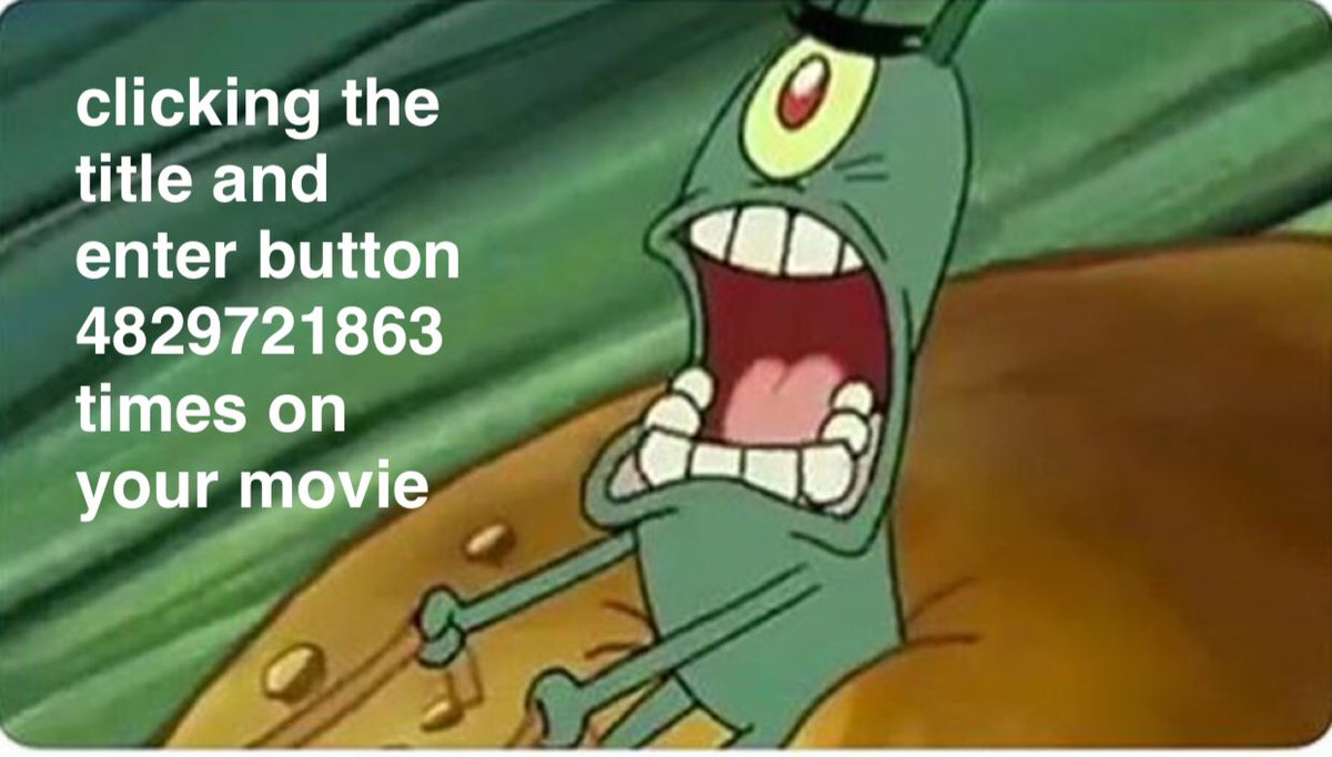 MSP__memes's tweet photo. Recent movie: 30 views

Me: time to shift into MAXIMUM OVERDRIVE https://t.co/Fx8CrbSPdI