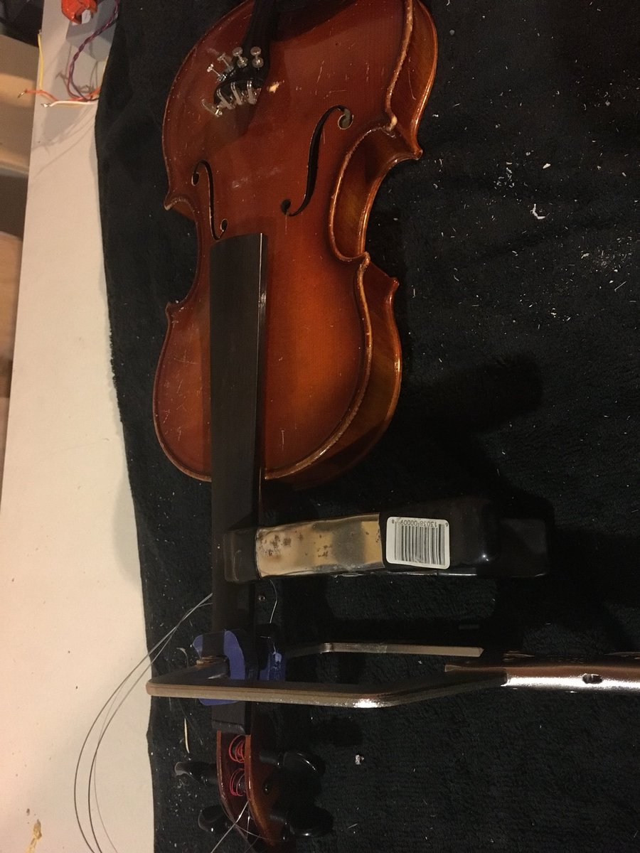 StringsWps's tweet photo. Just regluing a fingerboard on a broken instrument #chickswithtools #stringsattached #wpsk12 https://t.co/6xBWvNPwcs