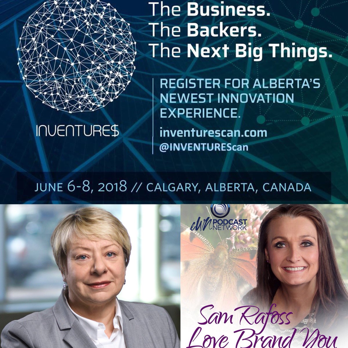 🎧👇Listen in to Episode 3️⃣5️⃣ @LoveBrandYou 
🎙Let's Talk about Innovation and #TheNextBigThings: Inventure$ 2018 🌐 w @LauraKilcrease of @ABInnovates @INVENTUREScan 🇨🇦
Conference June 6-8 #yyc 

#Podcast
#yycevents
#explorealberta 

ewnpodcastnetwork.com/podcast/love-b…