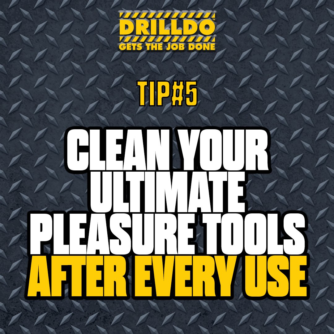 drilldosextools's tweet photo. Start the job with clean tools, finish the job with clean tools! #drilldosextools #drilldo #sextools #getthejobdone #safetyweek #safetytips #safety https://t.co/UDpNxoEgpN