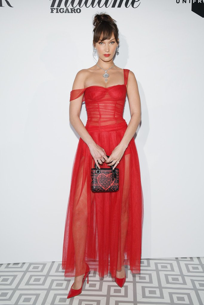 You Might Not Be Ready For Bella Hadid's Supersexy Red Carpret Appearance  at Cannes | Red dress outfit, Red dress short, Red dresses classy