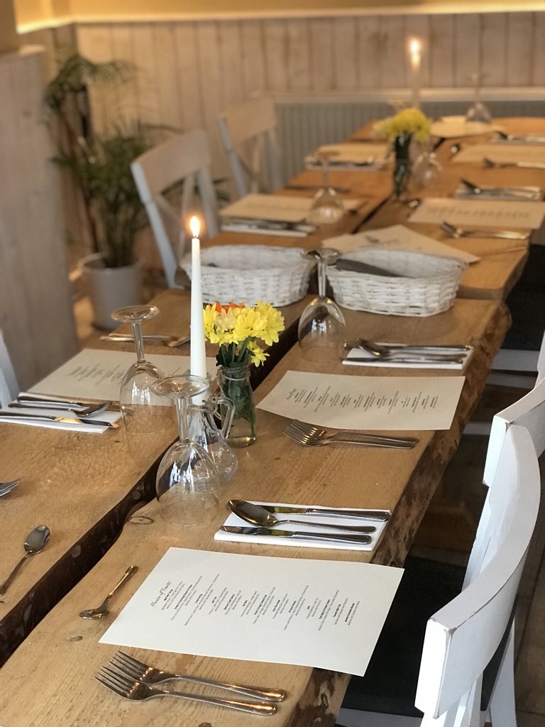 FavouriteTables's tweet photo. Delighted to be part of the Tasting 12 launch at @HouseOfFeasts
Menu looks amazing and the room is set
#BestRestsurants #FTreviews @ChefConsultant https://t.co/E91WXcNiID