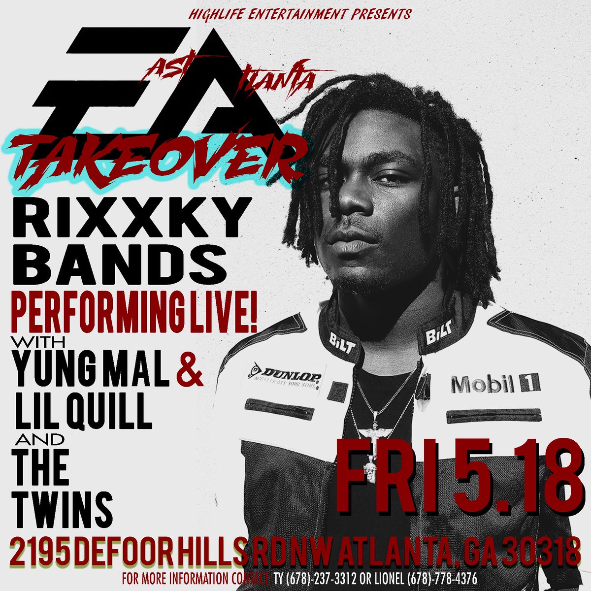 LionelSnow2's tweet photo. Calling Out the city !!!!! 
Yung Mal and Lil Quill Live Downtown Atlanta May 18th Pre-sale Tickets Now available!!!! @1LilQuill @yungmal__15 #EastAtlantaTakeover #GSU #UWG #AUC #SSU #AU #VSU #KSU #Uwg20 #Uwg22 #Gsu20 #Gsu22 #Ksu20 #Ksu22 https://t.co/OPWJBHhaWL https://t.co/q1wCPLzkH1