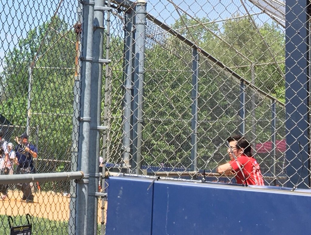 mmstratton's tweet photo. Likely Gs last HS game. It’s been a tough year watching my kid watching the game. He’s getting stronger every day, next month he’ll start throwing off the mound. Looking forward to college ball @Coker_Baseball ❤️⚾️ https://t.co/QsfPUeVWgc