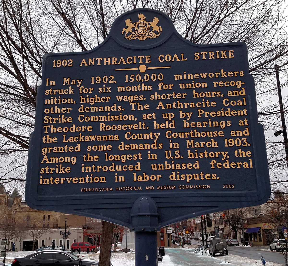 anthracite coal strike
