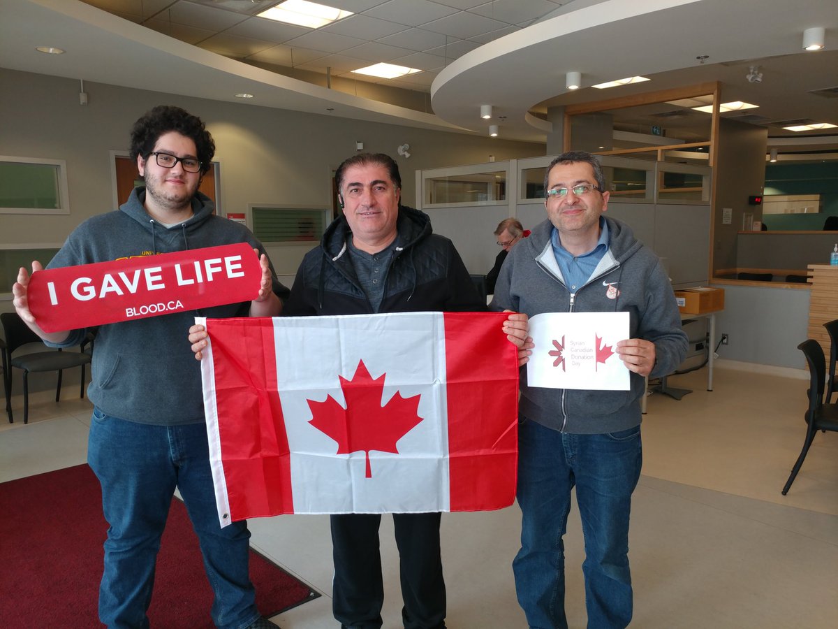 SCFGTA's tweet photo. A group of our generous blood donors in #Mississauga today as part of the Syrian Canadian Donation Day #SCDD414 @SCDD414 https://t.co/lvtPi5AeJP