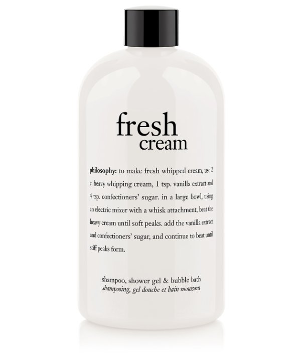 davelackie's tweet photo. Add some fun to your morning shower with philosophy's Shower Gel in Fresh Cream. Win it! To enter, follow @davelackie &amp; RT https://t.co/5pYC61fPEP