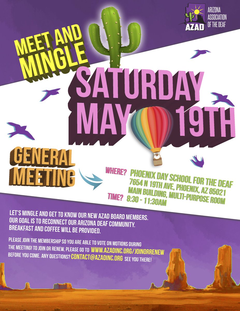 azad_inc's tweet photo. Join us to "Meet &amp; Mingle" on Saturday, May 19th at PDSD in the MPR from 8:30-11:30 AM. Meet the new AZAD 2018-2019 Board! Please consider joining one of our committees or running for Treasurer or Member-at-Large! We want to hear from you! A light breakfast will be provided. https://t.co/lNisGXXpw7