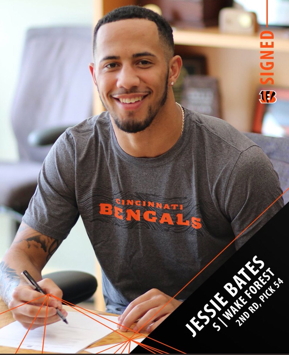 Congrats <a href="/jlbiii3/">Jessie Bates III</a> on signing your 1st NFL contract with the <a href="/Bengals/">Cincinnati Bengals</a> #Believe #JB3
