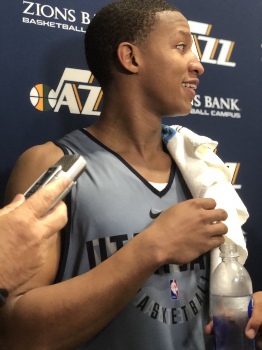 Devon Hall from @uvamenshoops spoke to the media following his pre-draft workout. https://t.co/6bk68Vfwij
