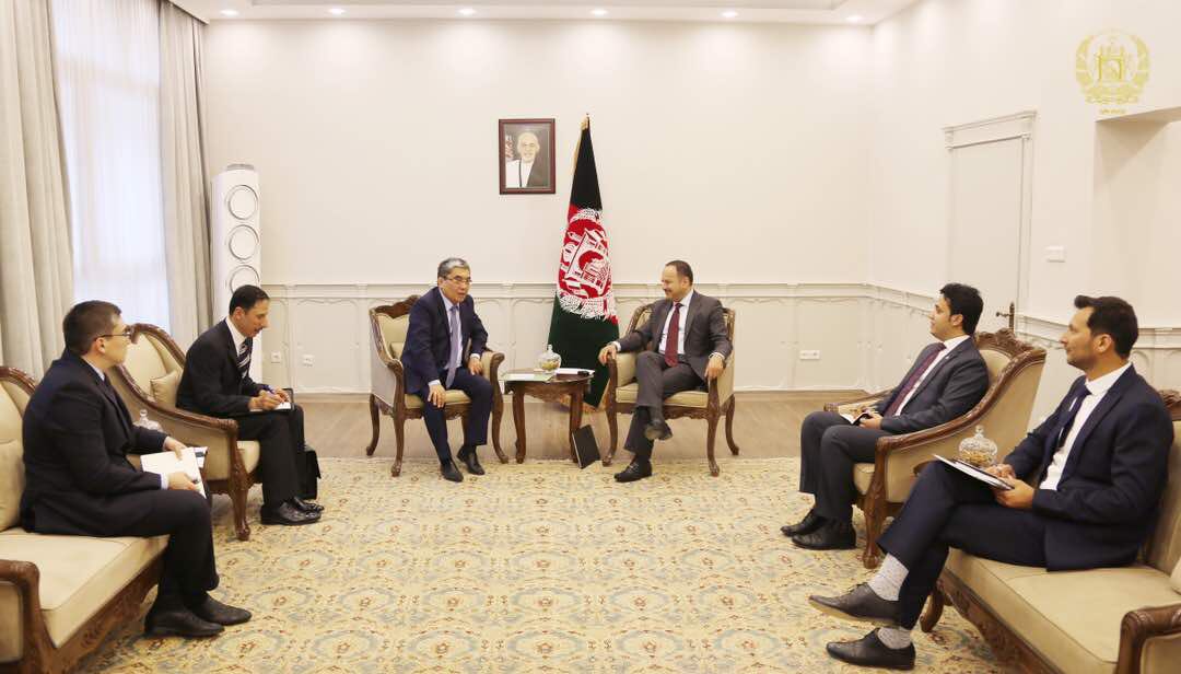 It was my pleasure to meet the newly appointed Amb of Kazakhstan to Afghanistan H.E. Alimkhan Yessengeldiyev, and talk on preparations for upcoming 10th JEC between the two countries.