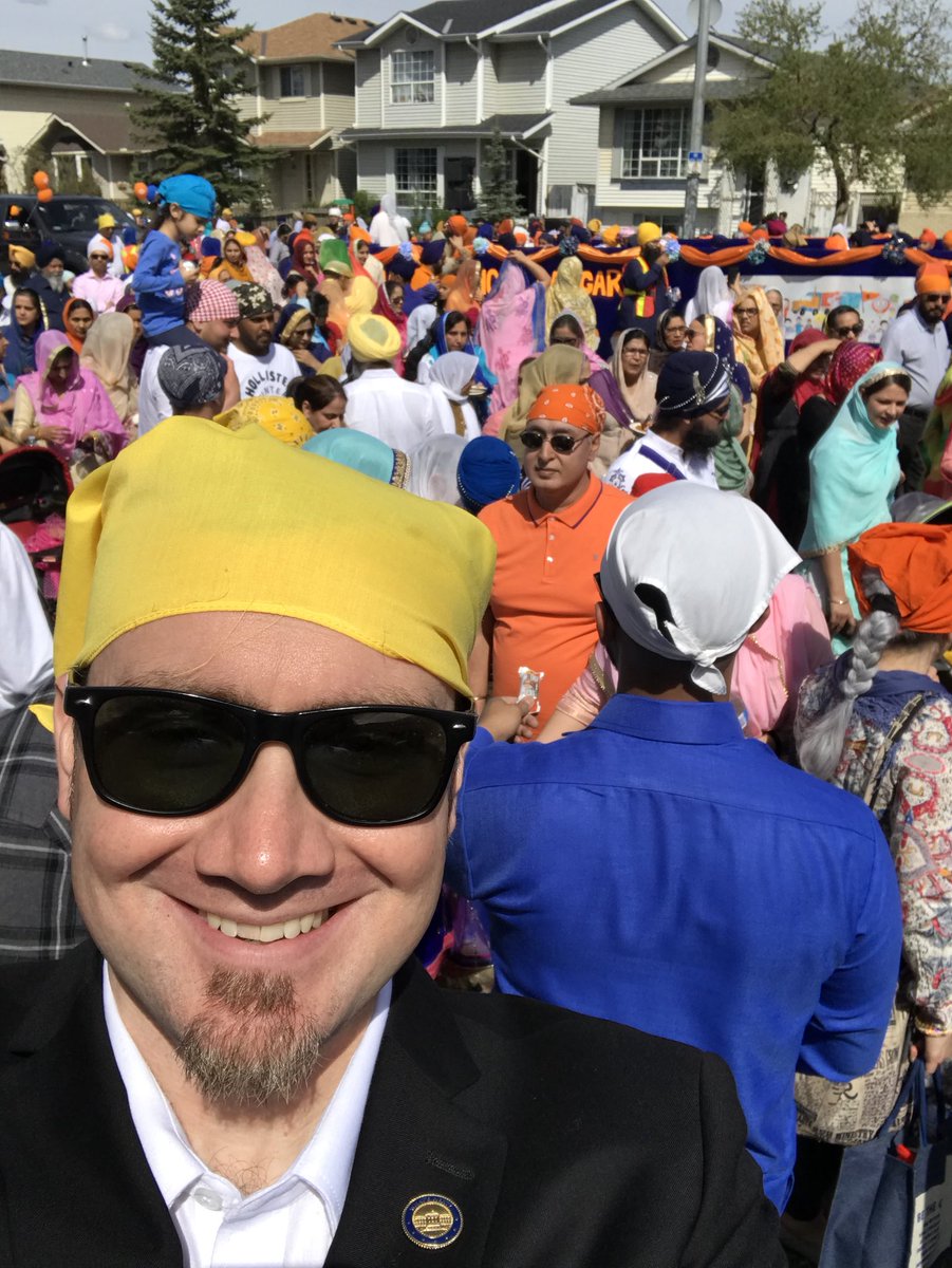 Today I was thrilled to attend the Nagar Kirtan (DashMesh Parade) and help keep the attendees hydrated on this incredibly beautiful day! #vaisakhi #yyc #vaisakhiyyc #abparty #apartyforallofus #CalgaryNorthEast