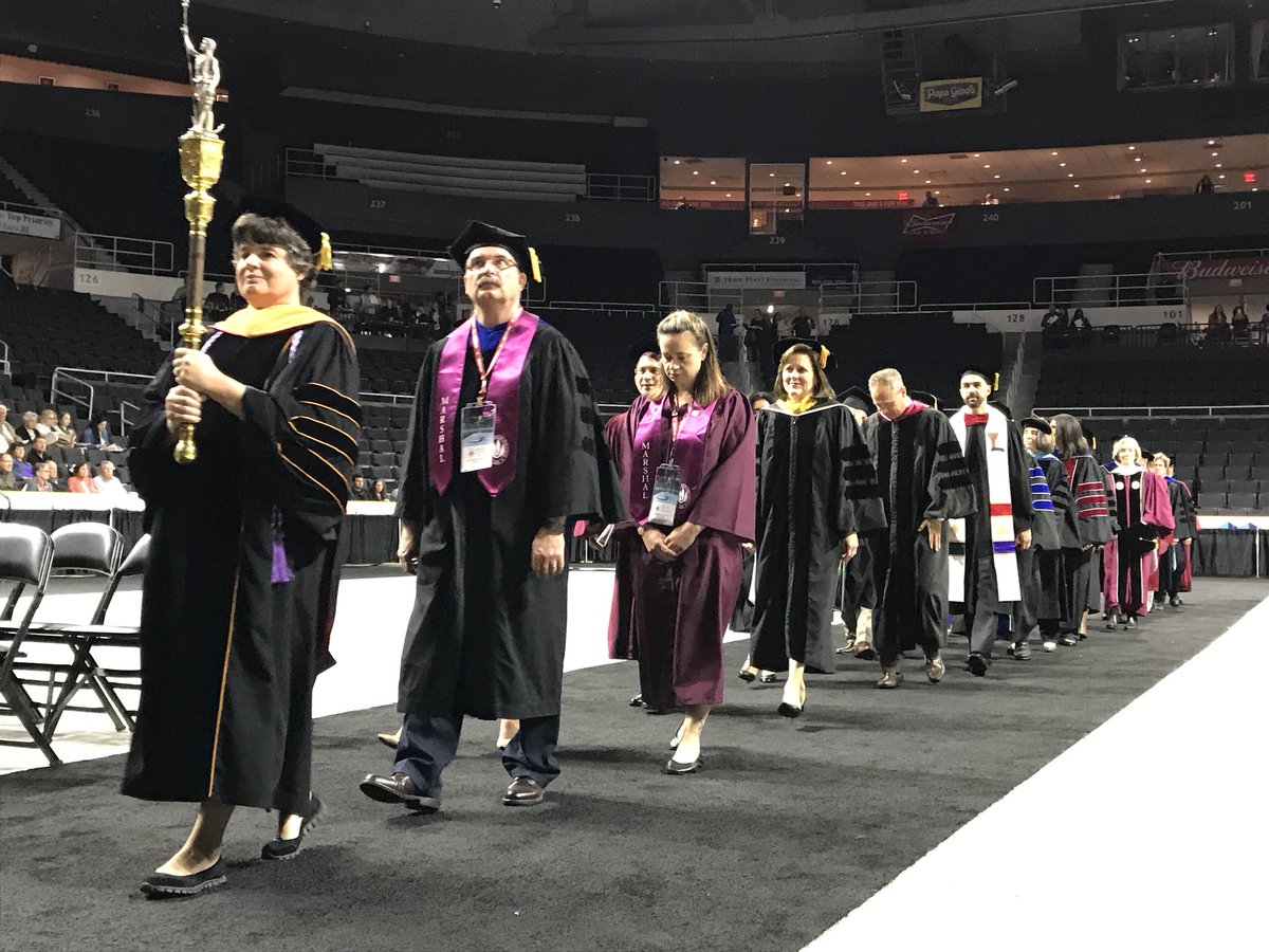 RICNews's tweet photo. Rhode Island College 2018 Advanced Degree Commencement Ceremony is underway #RICGrad2018 https://t.co/BYeWqh7tTI