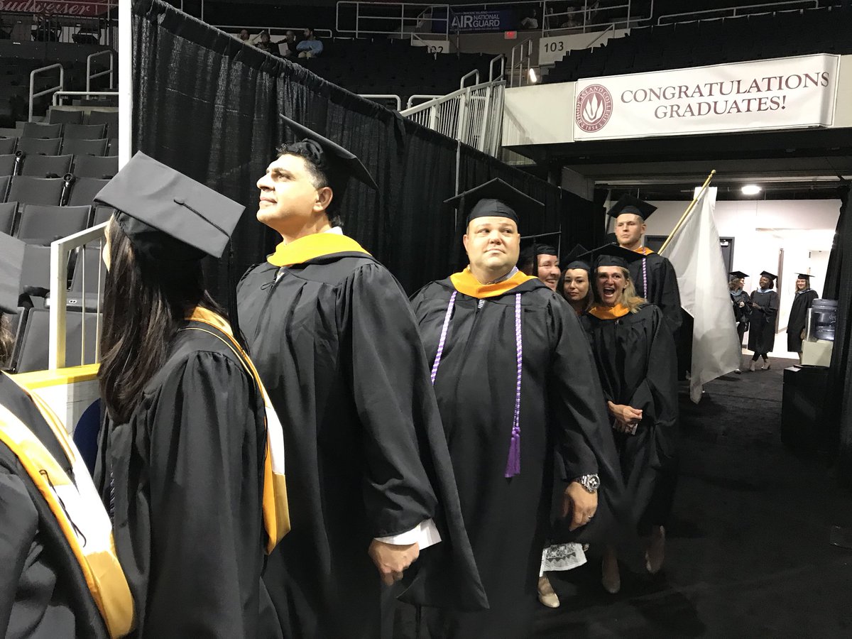 RICNews's tweet photo. Rhode Island College 2018 Advanced Degree Commencement Ceremony is underway #RICGrad2018 https://t.co/BYeWqh7tTI