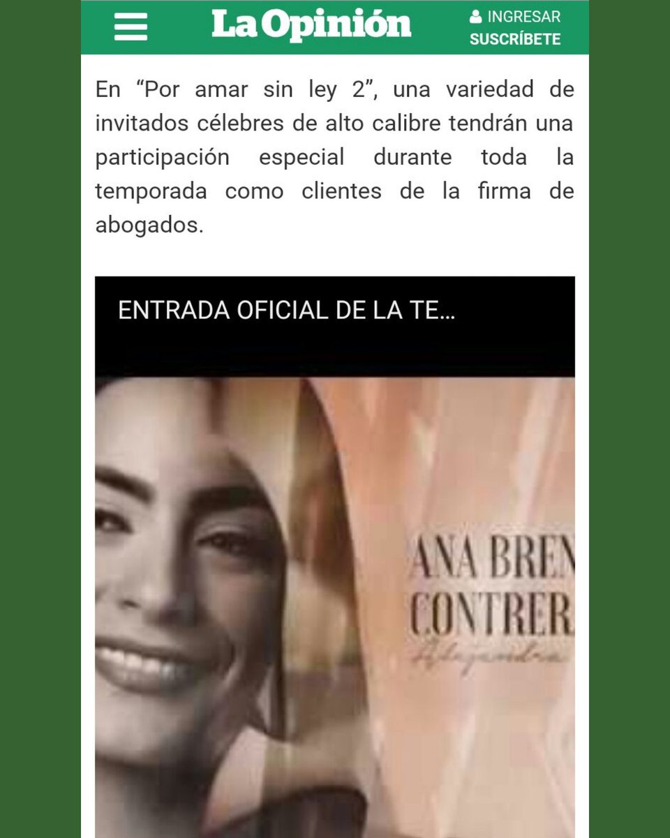 AstroBipos1's tweet photo. La segunda temporada de @PorAmarSinLey seguirá contando con 🌟🎬 invitadas #poramarsinley 📺❤️ @anabreco #BrecoTime⚖ #TeamAlessita👩🏻⚖❤ #AnaBrenda #Alessita https://t.co/i8Cygsbt5g