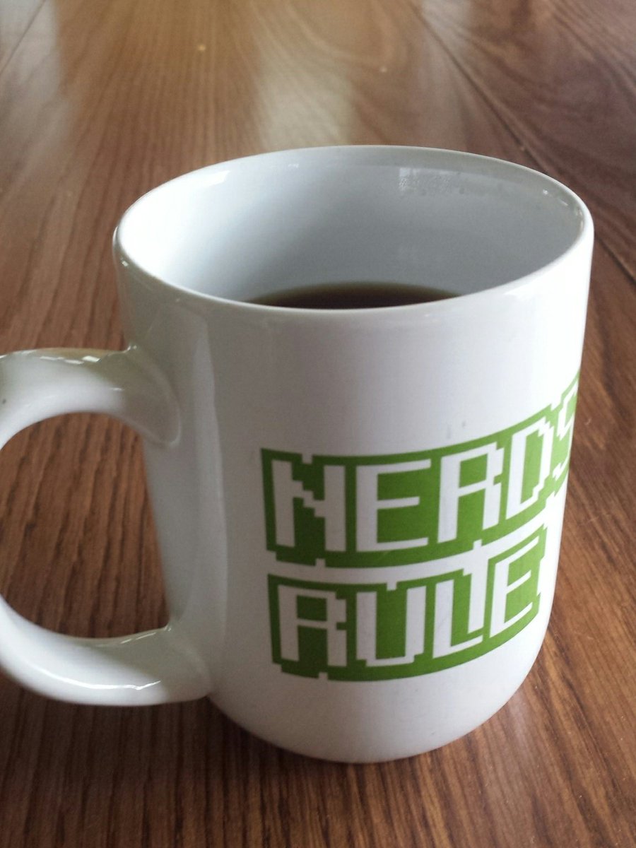 skpacman's tweet photo. Mid-day coffee in my favorite mug.
Yes. We certainly do rule.
#nerdsrule #coffee @Jack_Septic_Eye #dirtybeans https://t.co/94yyb8LiRv