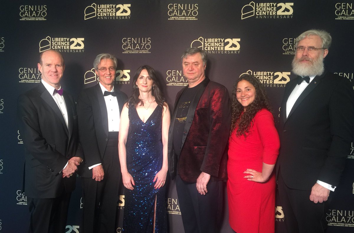 HoweSteve2018's tweet photo. Congratulations to @LibertySciCtr #GeniusGala honorees @ProfSaraSeager @lauriesantos @geochurch and @VitalikButerin! Thanks for helping us build a #BetterWorkingWorld with your pioneering and innovative work. #science #technology #STEM #Blockchain #Crypto https://t.co/KEbhVVIPi3
