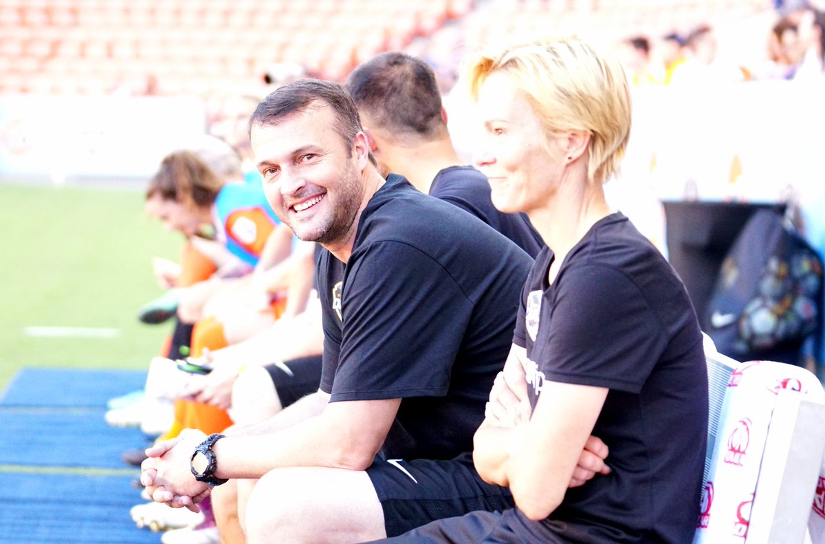 Michaelcx's tweet photo. @DynamoPix @HoustonDash @eddie_robinson2 Among other clues, like having already been coaching prior to the announcement. π
Spot the coaches hugging in the background of the celebration. Def an "awww" moment.
Hoping for continued growth and development.
#DashOn
#KeeperNotes https://t.co/zlOg4VwYiI