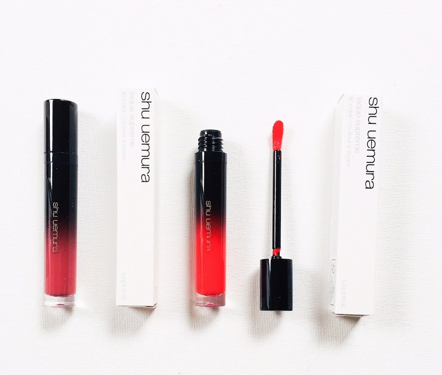 davelackie's tweet photo. Today's luxe beauty giveaway comes all the way from Japan. I'm giving away this pair of shu uemura Laque Supreme lip colour. To enter, follow @davelackie &amp; RT https://t.co/F4nS3K9USz