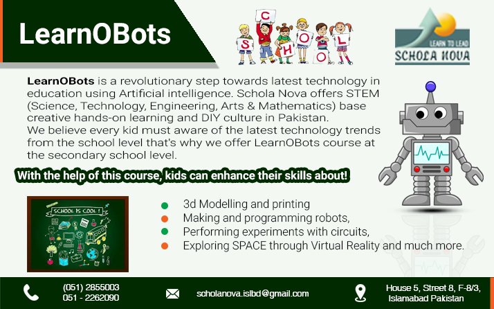NovaSchola's tweet image. #LearnOBots #ScholaNova