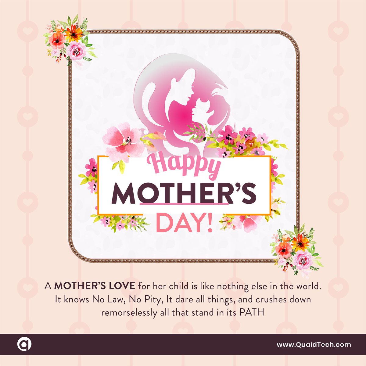 quaidtech's tweet photo. #HappyMothersDay to all the Mothers out there, who well and truly are the pillars of their children's dream and success, happiness and joy.
#QuaidTech #Mothersday https://t.co/azAXiJNZoR
