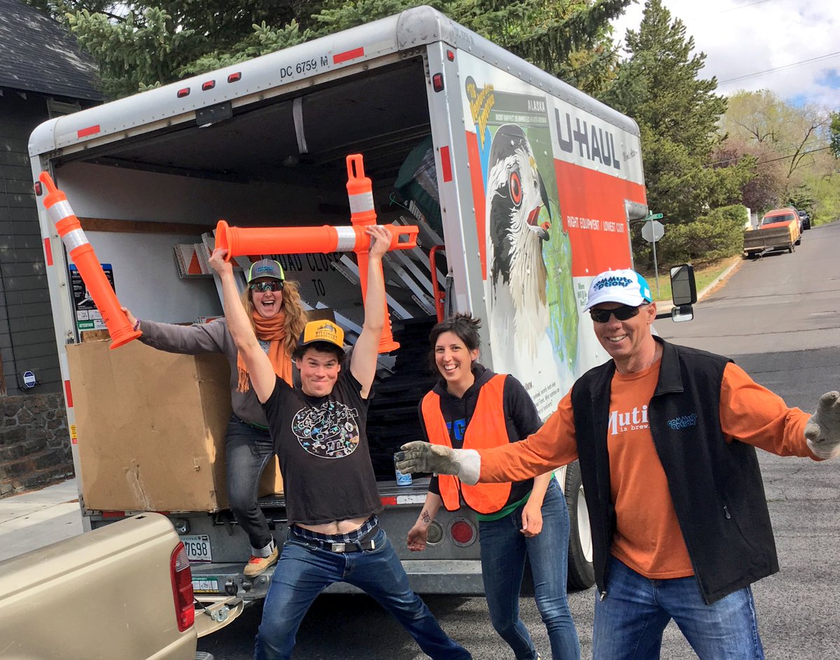 We’re getting set up today! Looking forward to tomorrow!! #bendopenstreets #inbend