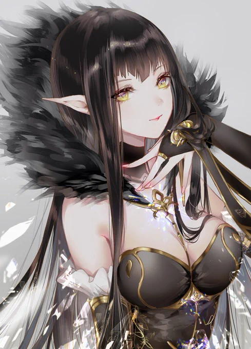 #FGO #FateGrandOrder コラボ終わったから、セミラミスを描けました(*˙ᵕ˙ *)。楽しかったよヾ(。>﹏<。)ノ゛✧*。 