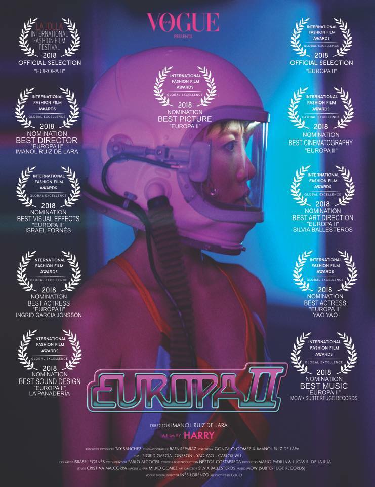 ingridgjworld's tweet photo. 🌟 Celebramos las 9 nominaciones para #EuropaII en los International Fashion Film Awards de La Jolla (California). Muy especialmente, la de Ingrid García Jonsson como mejor actriz! Enhorabuena, equipo!  👏👏👏 https://t.co/ZygodNPsYo