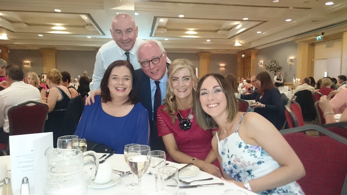 #FCF18 #westerntrust enjoying the evening in the Hilton Belfast