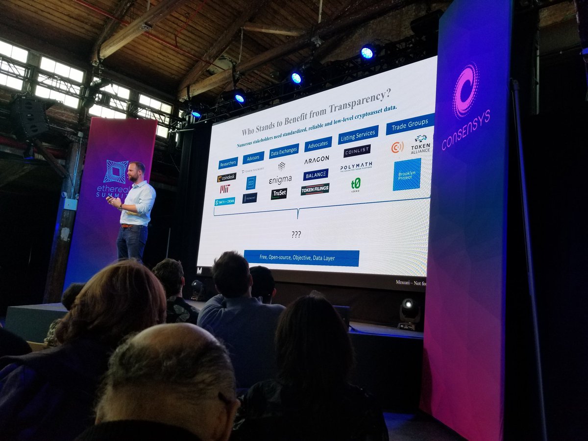 btc_believer's tweet photo. #EtherealNY #Etherreal #BlockchainWeekNYC
#Consensus2018
Who stands to benifit from transparency https://t.co/E2ekvCbSW1