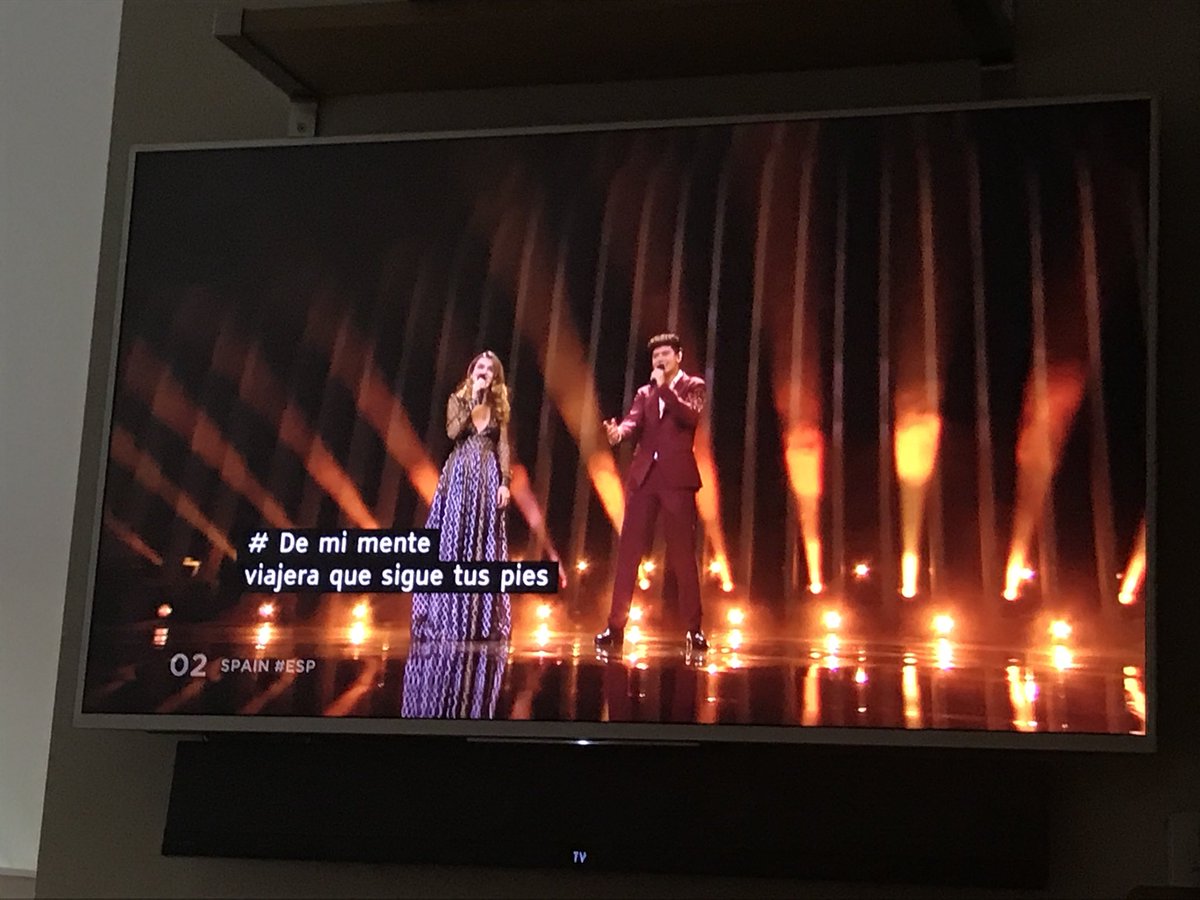 #Eurovision I’m glad I put the subtitles on ... made all the difference