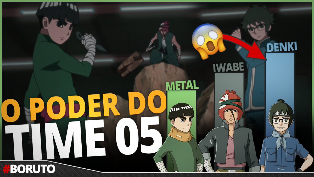 canaltop10y's tweet photo. QUAL O PODER DO TIME 5 DO ANIME BORUTO🌀
#ANIME #BORUTO #TIME5 #METALLEE #IWABEE #DENKI

Assista Hoje as 18:00h🕕 Clika👇
>>https://t.co/HCiHYBaA31 https://t.co/2lUNzuwJE9