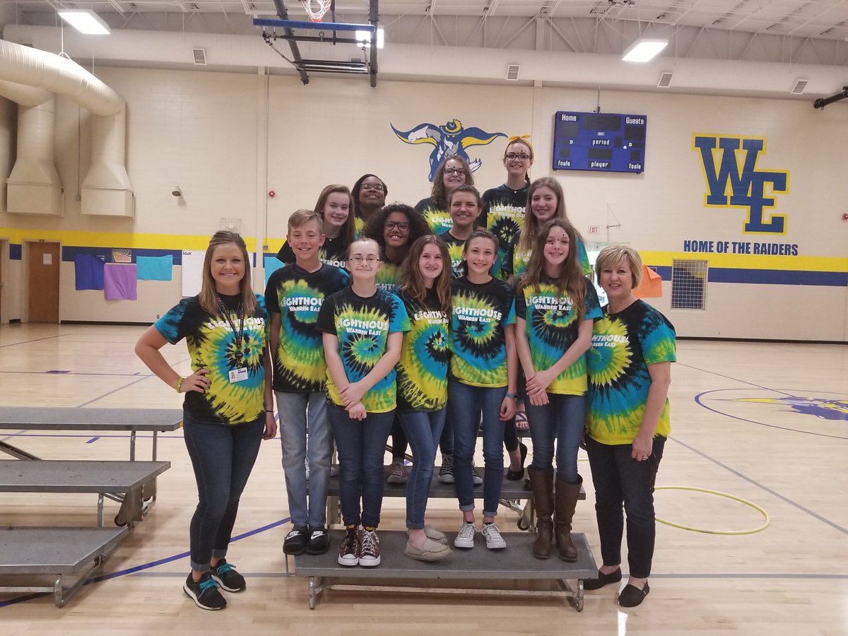CardwellsClass's tweet photo. SO proud of my @WEMSNews Lighthouse Team for the amazing job they did planning and making the KPREP rally come to life!!! It was so fun! What an amazing group of kids I was blessed with this year!!! #WE #raiderpride #kprepready https://t.co/rWyDCkRIcD