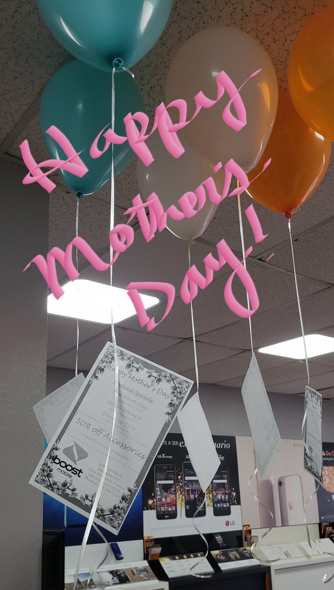 Mother's Day weekend specials!! GREAT DEALS FOR EVERYONE! <a href="/Nexcomm_Uni/">Nexcomm University</a> #BoostNation #owningourmile #MothersDayWeekend #weekendspecials @relizondospg <a href="/DennisDesmith/">Dennis DeSmith</a>