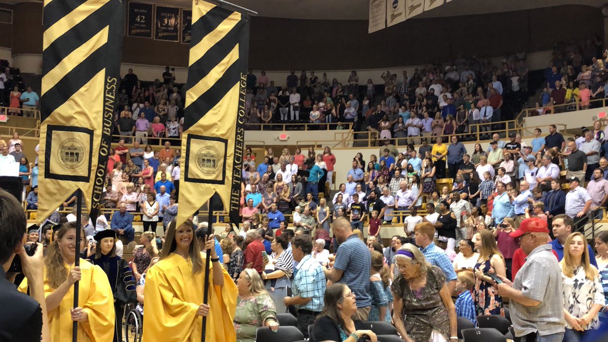 emporiastate's tweet photo. Congratulations to all the @bizhornet1 and @TTC_ESU graduates! #ESUClassof2018 #emporiastate #GraduationWeekend https://t.co/172c2v5axz