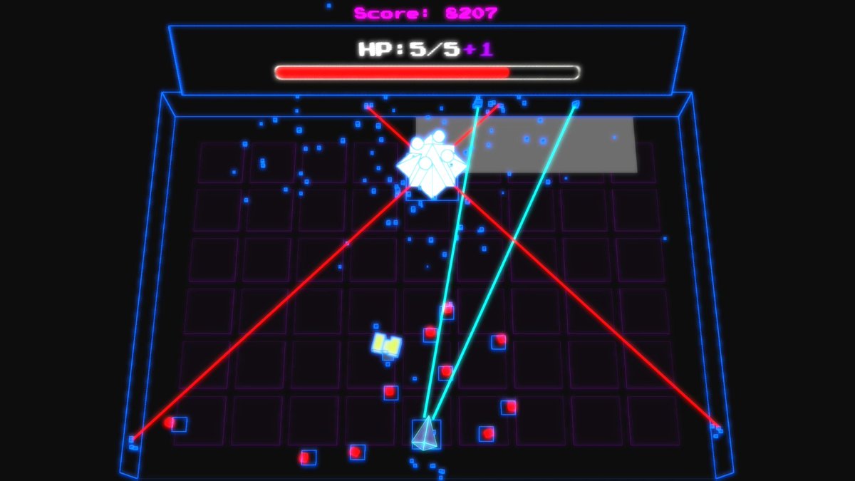 HardcoreGamer's tweet photo. Review: Null Vector is something new that twin-stick shooter fans should check out. https://t.co/CNFqCEvJtK @opticaloverride #indiegame #nullvector https://t.co/bZXa2Uy5Bg