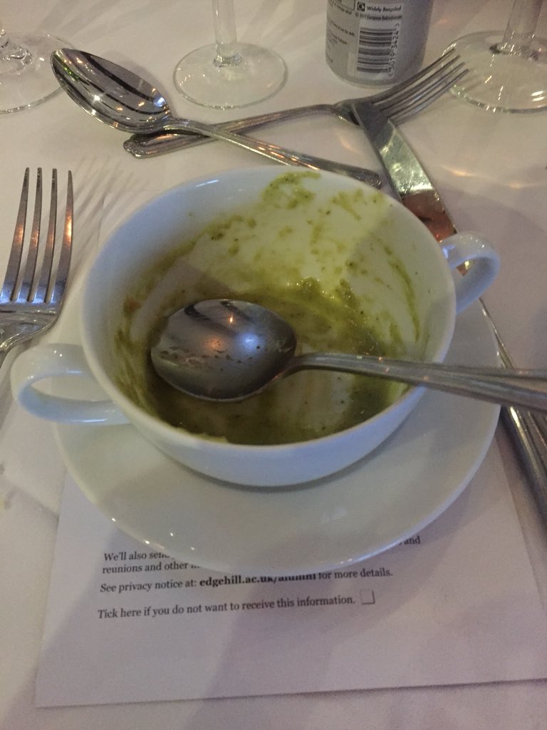 louiseo79's tweet photo. Jess - your soup was lovely .... thanks!! 😂😂 #edgehillgradball https://t.co/k9rzb4cpG5