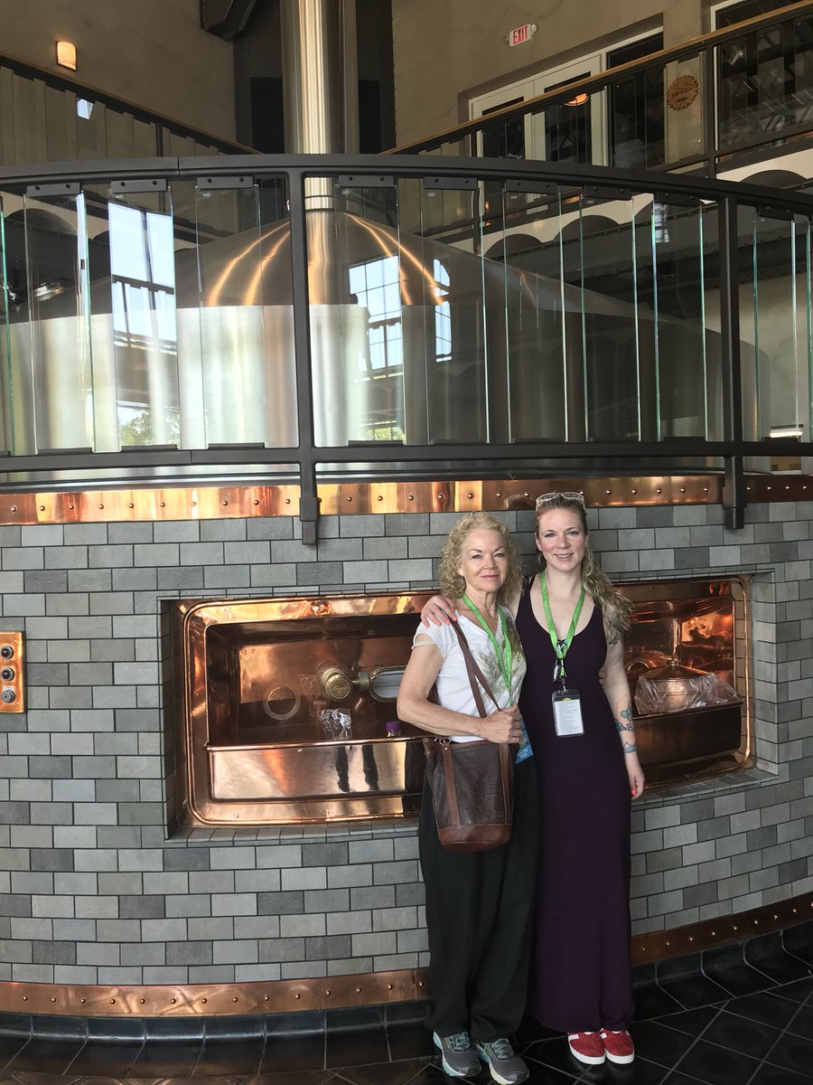 Took my Mom who hates beer to <a href="/SierraNevada/">Sierra Nevada Beer</a> for #MothersDay weekend...this place is unreal! #nailedit #daughteroftheyear #kellerpils