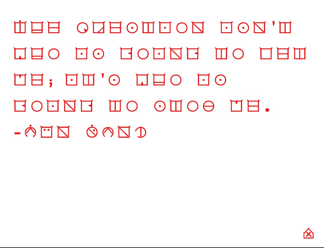 theELIAidea's tweet photo. Translate today's #dailyELIAread for a chance to be featured on our website as a sighted ELIA reader! 

#ELIAframes #theELIAidea #puzzle #words #quote #qotd #quoteoftheday #tactilefont #assistivetech https://t.co/hm9YpK5L9u