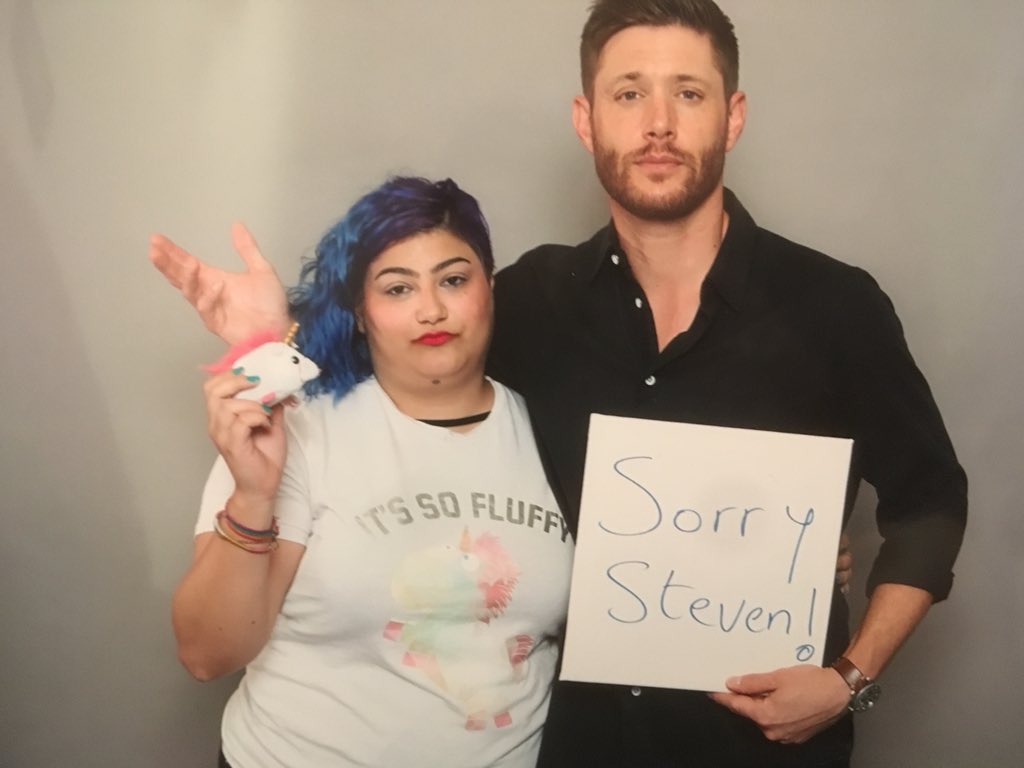 KinkyLuce's tweet photo. Steven got his rightjful apology #jib9 #jibcon9 #JIB9pic @JusInBelloCon https://t.co/WN397ED2A1