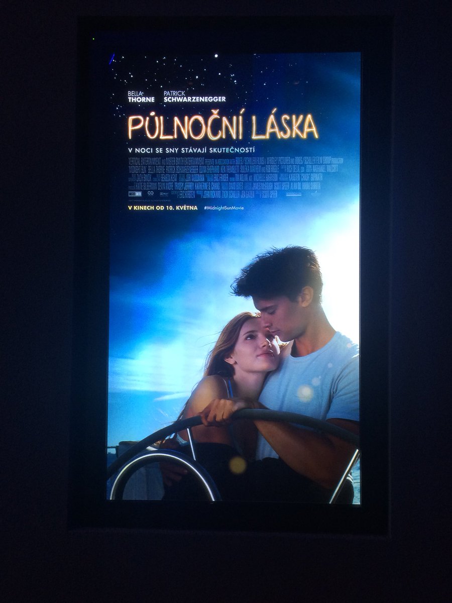AnetCestrova's tweet photo. So sad movie 😭 Perfect actor performance 😍 I can't wait until the film comes out on DVD 🤩 @bellathorne @MidnightSun_Mov https://t.co/6CoRc49zQq